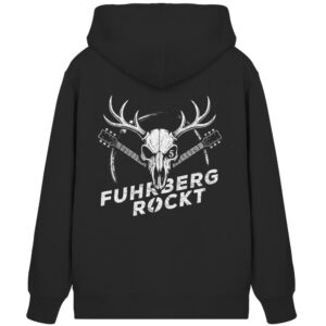 Fuhrberg Rockt - Jubiläum Organic Zipper - Rückseite bedruckt