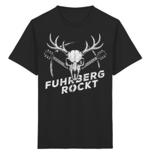Fuhrberg Rockt - Jubiläum Kids Organic Shirt - Vorderseite bedruckt